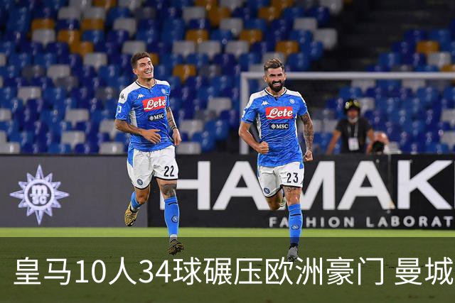 皇马10人34球碾压欧洲豪门 曼城19人输出惨淡仅0.47
